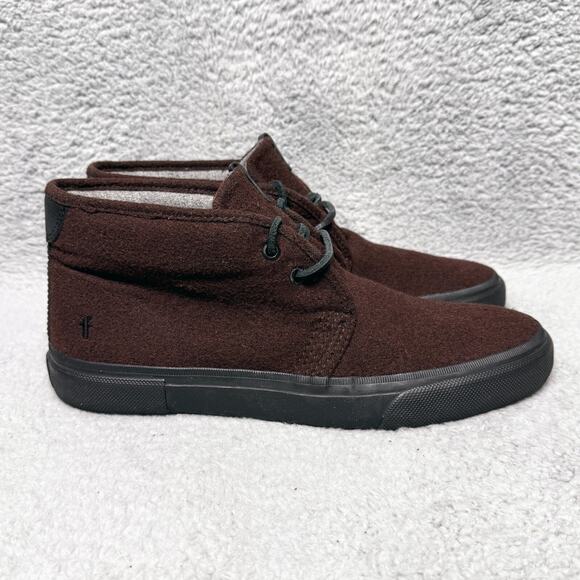 Frye Ludlow Mens Size 11 Chukka Boots Sneakers Brown Wool Lace Up 3480365-WIN - Picture 1 of 9